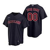 Cleveland Indians Customized Nike Navy Stitched MLB Cool Base Jersey,baseball caps,new era cap wholesale,wholesale hats